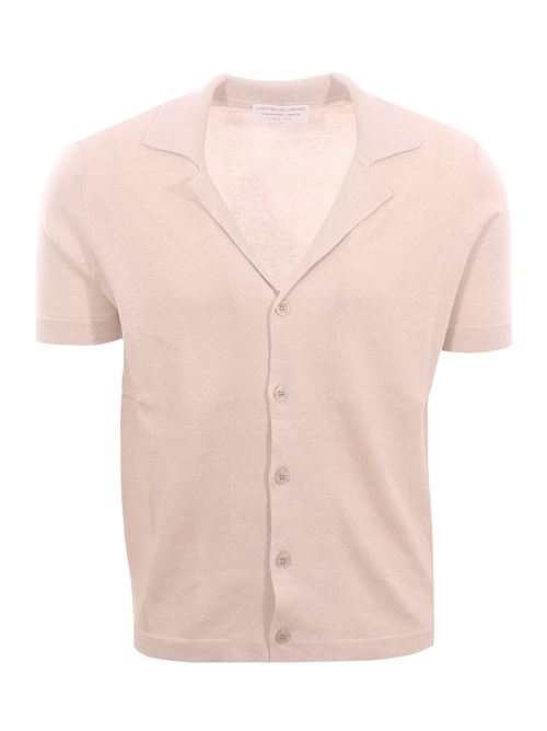 cotton and linen polo shirt LA BOTTEGA DEL CASHMERE | 87189459